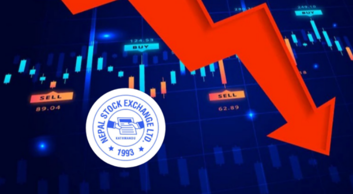 नेप्सेमा दोहोरो अंकको गिरावट, ४ अर्ब ५७ करोडको कारोबार