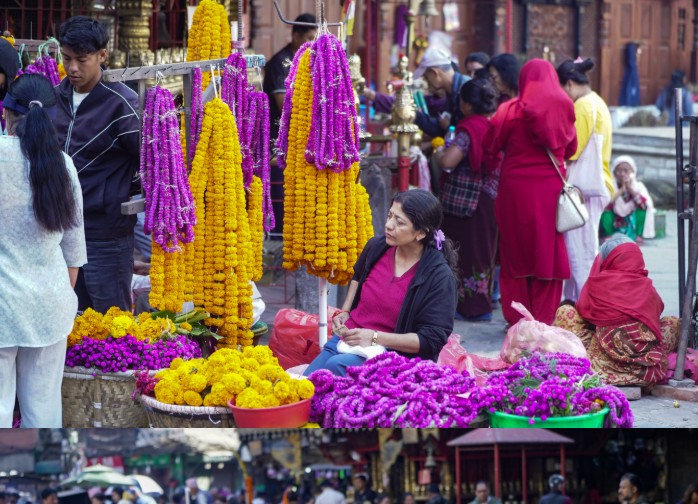 तिहार सुरु भएसँगै बजारमा बढ्यो चहलपहल