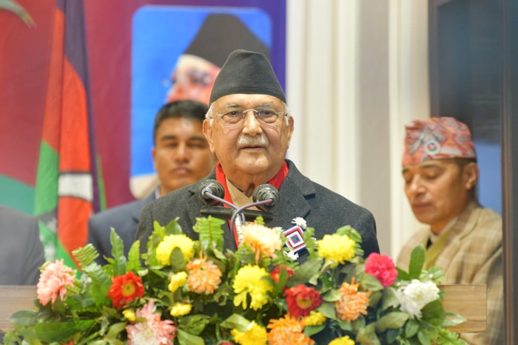 देश जलाउनेहरू देशद्रोही हुन्, अपराधी हुन् : केपी ओली