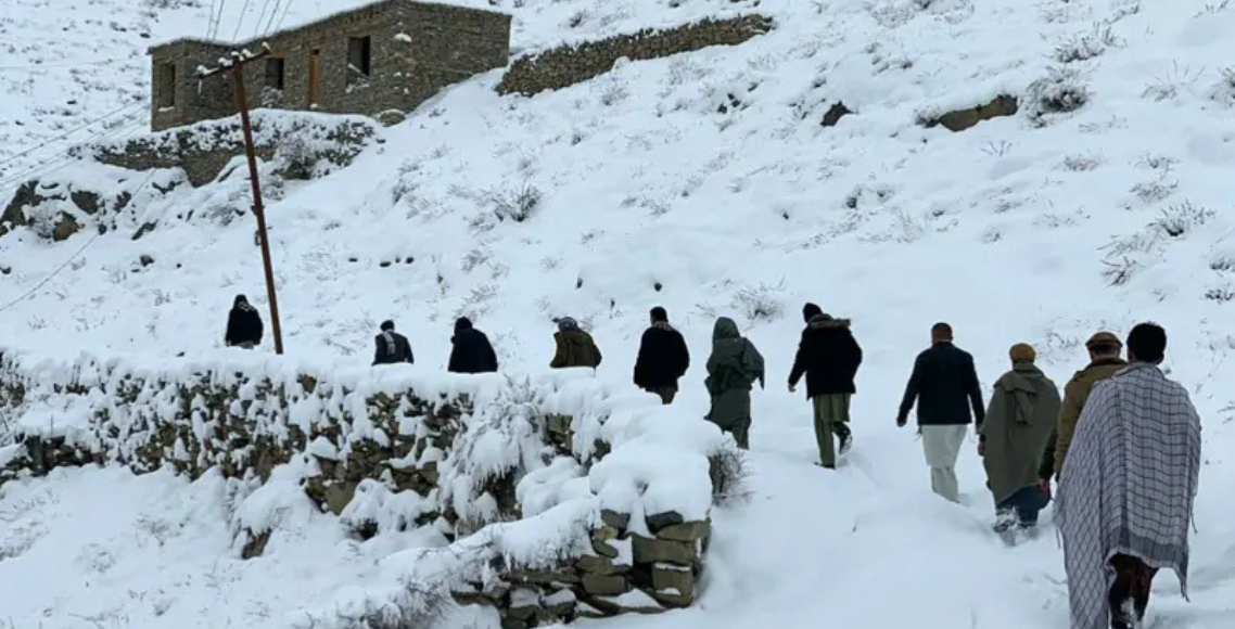 अफगानिस्तानमा भीषण हिमपात र वर्षा, ३ दिनमा ६१ जनाको मृत्यु