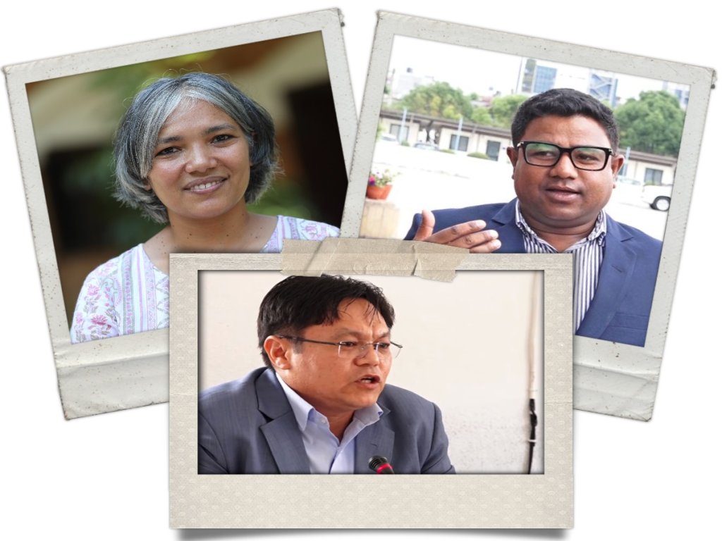 सन्तोष, सुदन र मानुषीलगायतका नेता मिलेर दल दर्ता गर्दै