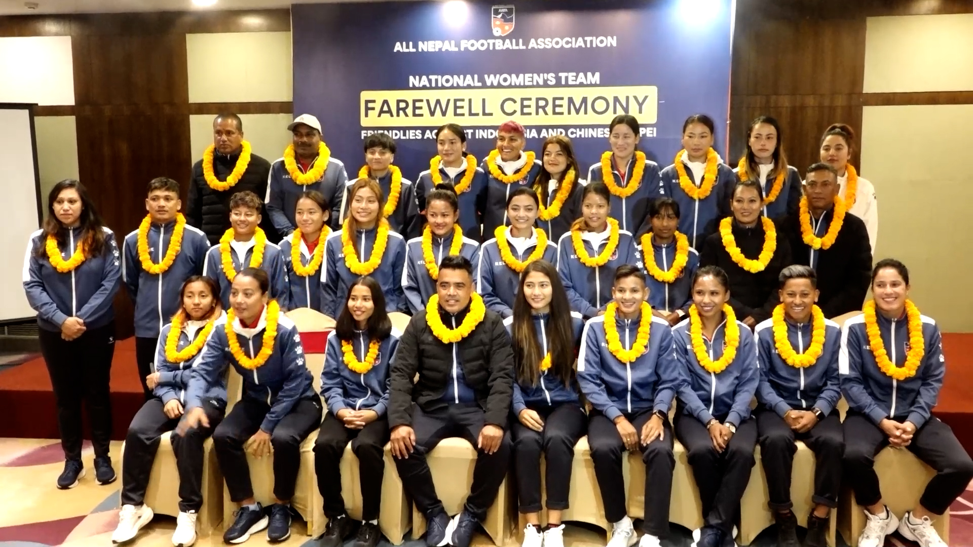 राष्ट्रिय महिला फुटबल टीमको विदाई, चाइनिज ताइपेईसँगै इन्डोनेसियालाई हराउँदै उपाधि जित्ने लक्ष्य